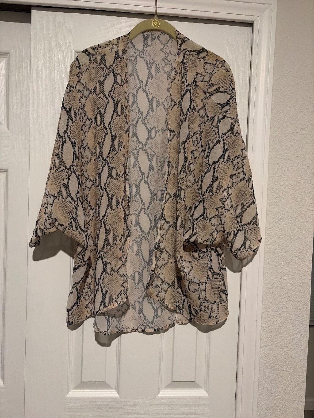 Snake print blouse
